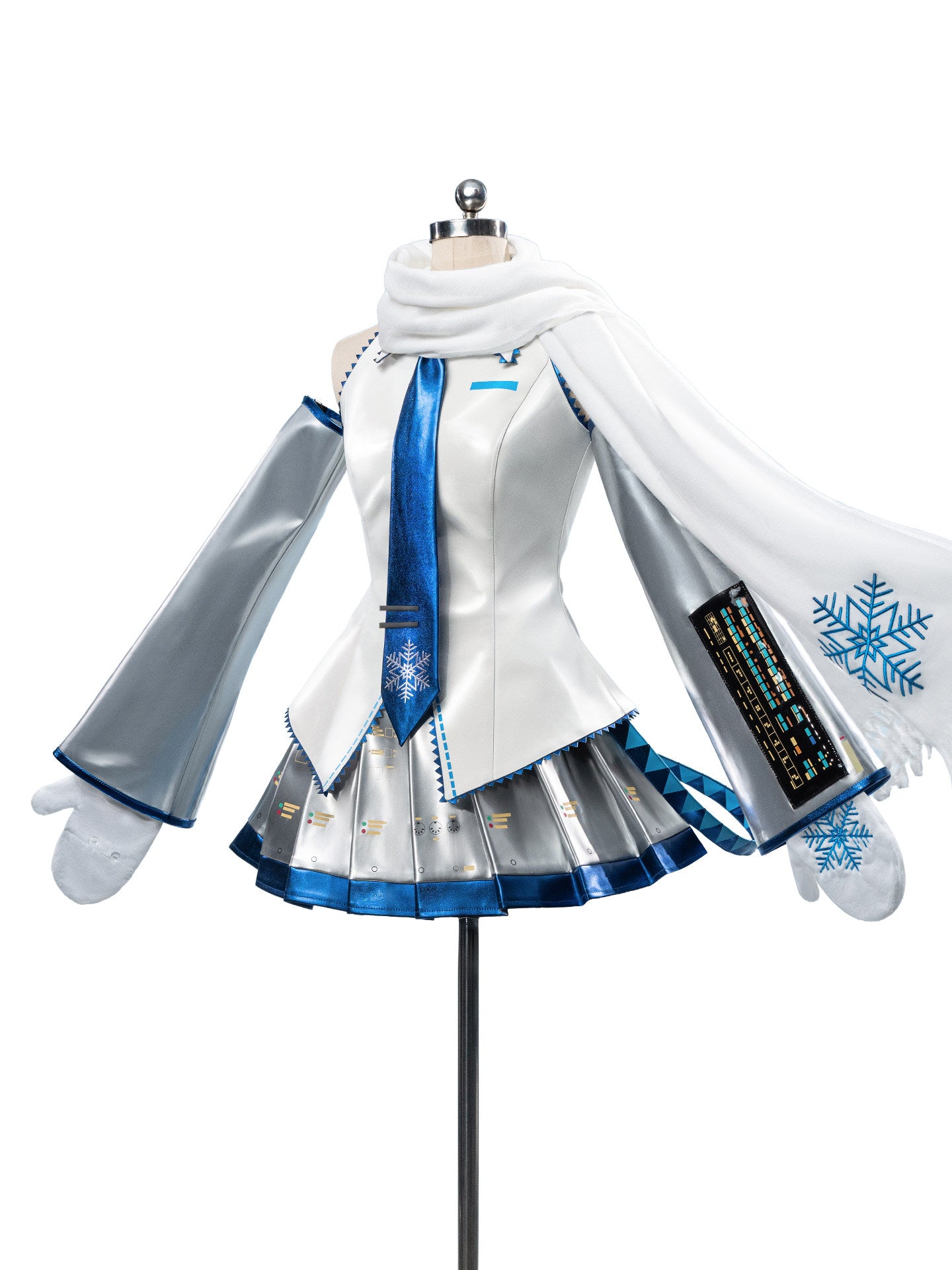 Hatsune Miku Snow Miku Cosplay Costume Set, Anime costumes