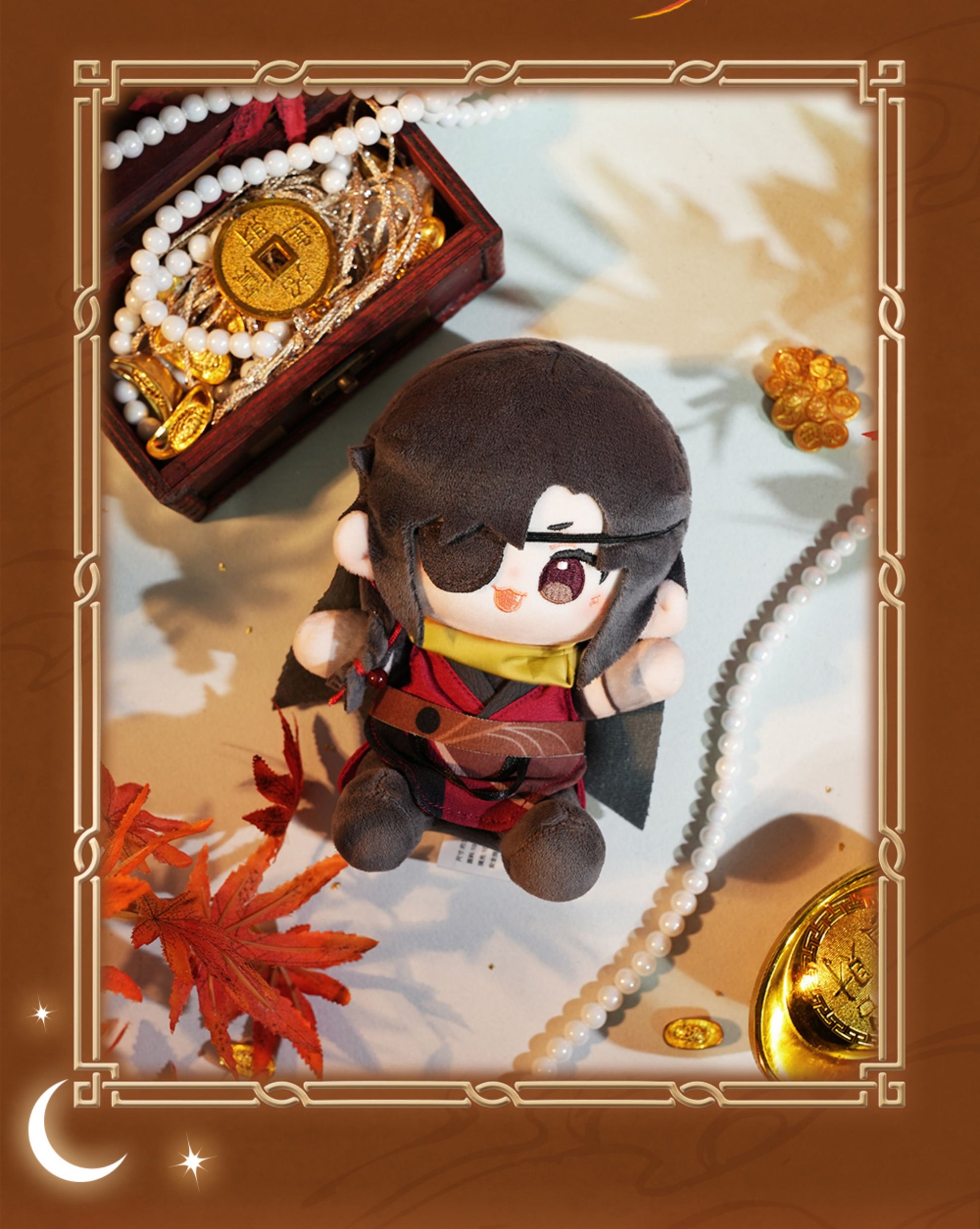 Heaven Officials Blessing Figure Decorations,15CM Doll,Tian Guan Ci Fu Ming Yue Lou LAN Series