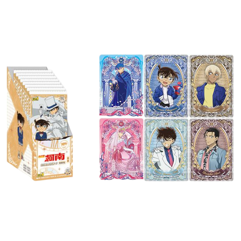 Detective Conan Cards, Collectible Cards, Blind Box(1 box (90 sheets/18 packs) Part 6