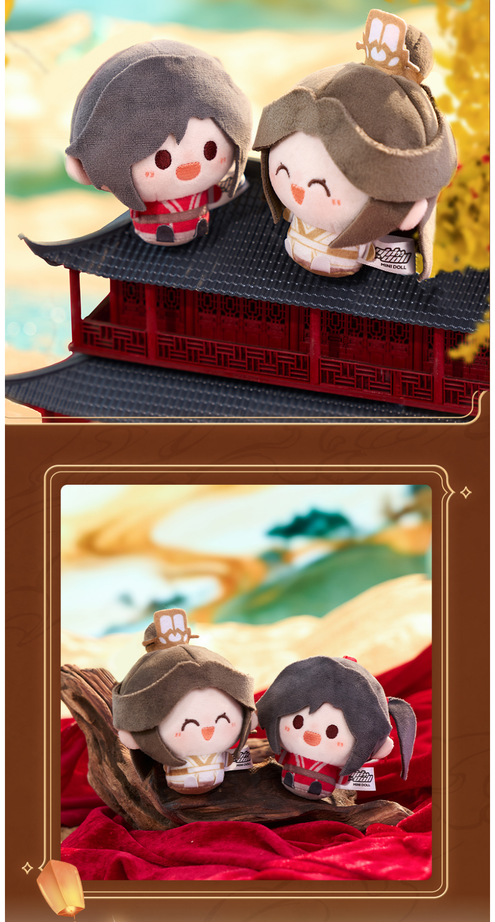 Heaven Officials Blessing Plush Pendants,Keychains,Backpack Accessories, “Ming Deng Chang Yan”Series Tian Guan Ci Fu Doll