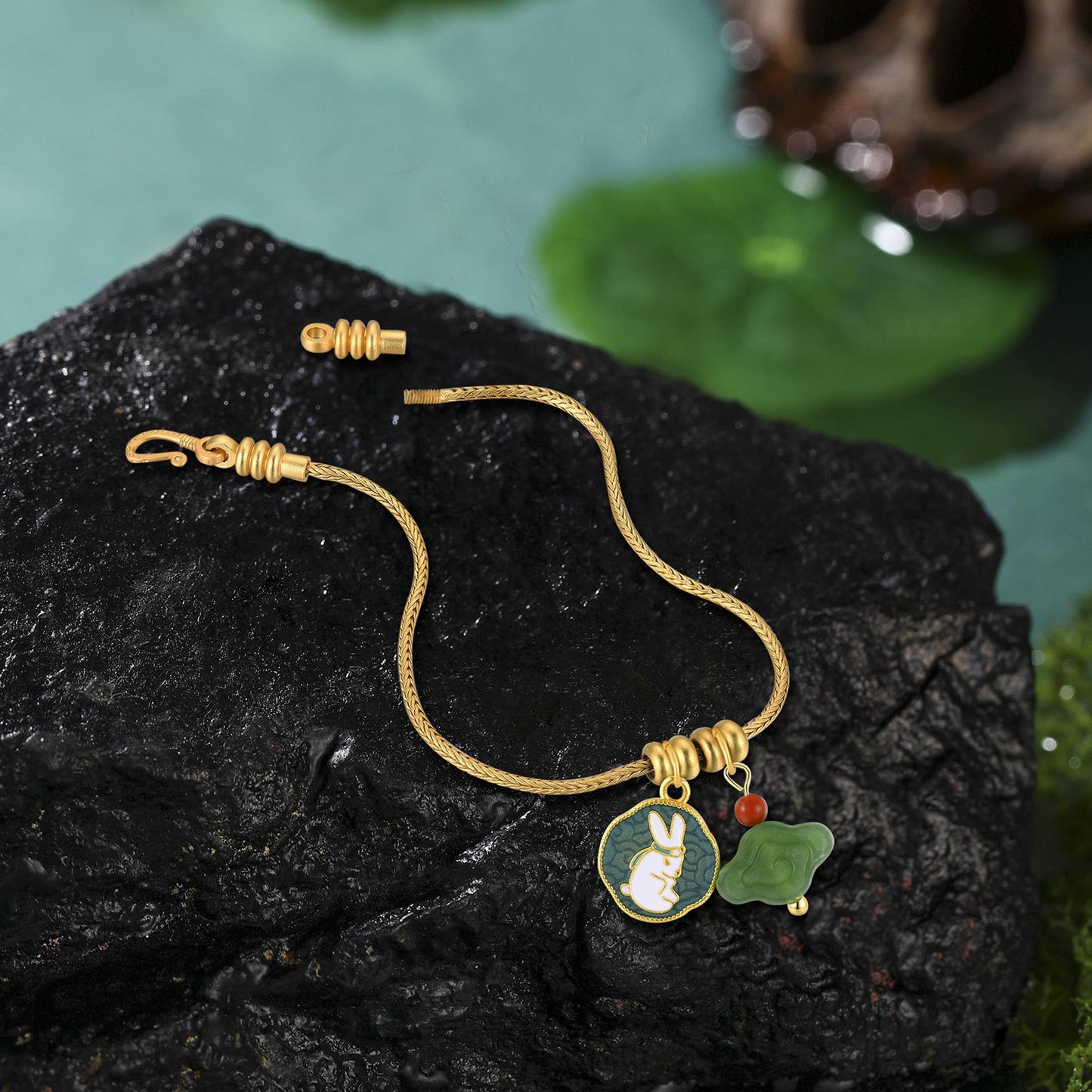 The Untamed TV Series Merchandise Rabbit Hetian Jade Necklace/Bracelet LanWangJi