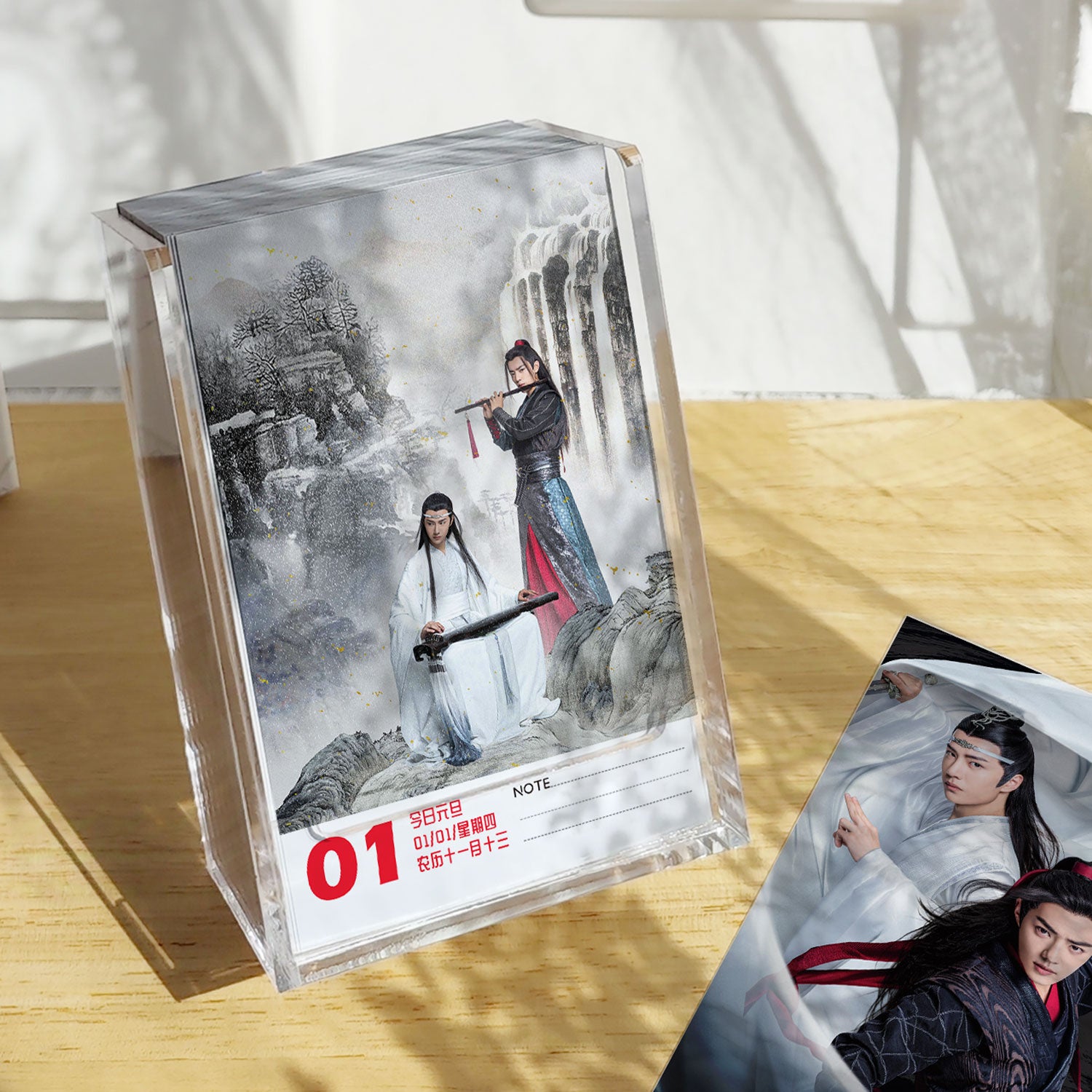 The Untamed 2026 Desk Calendar, Acrylic calendar，Solid Wood Calendar, 366 Pages