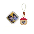 Mo Dao Zu Shi Tian Zi Xiao Gold Sticker Keychain Charm,0.01g Pure Gold Foil, Jar-Shaped Leather Charm, 4.6 x 4.6cm Sticker, Phone Strap & Bag Charm, Anime Merchandise