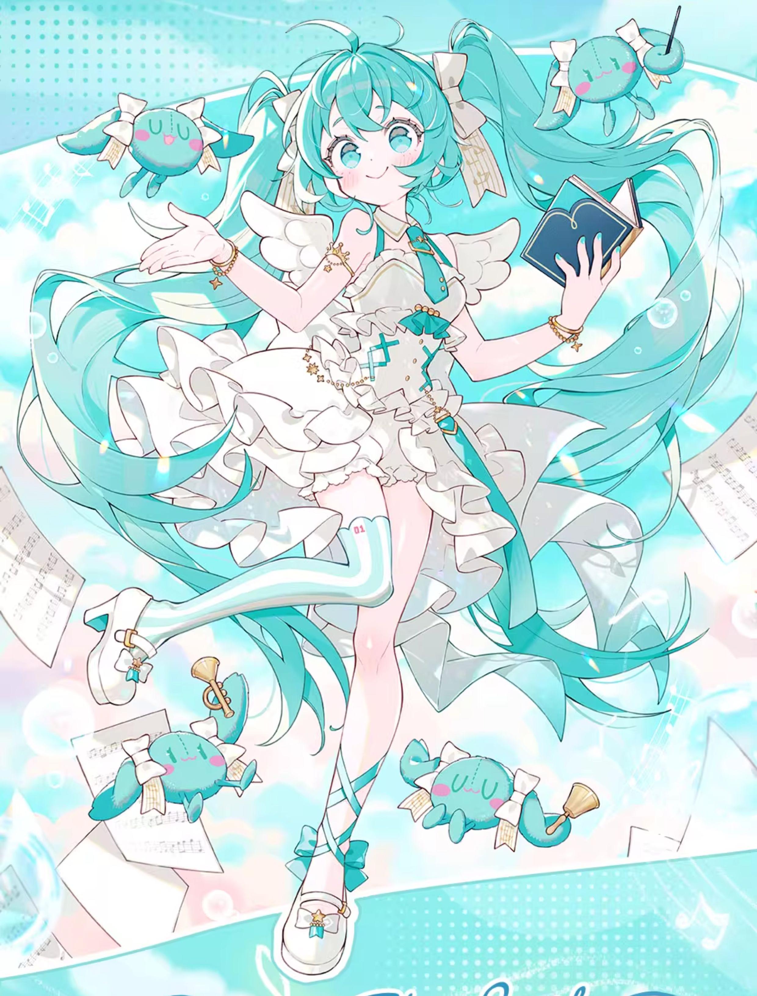 Hatsune Miku Ring, 925 Silver Ring, "Wei Lai Zhi Yu" Series