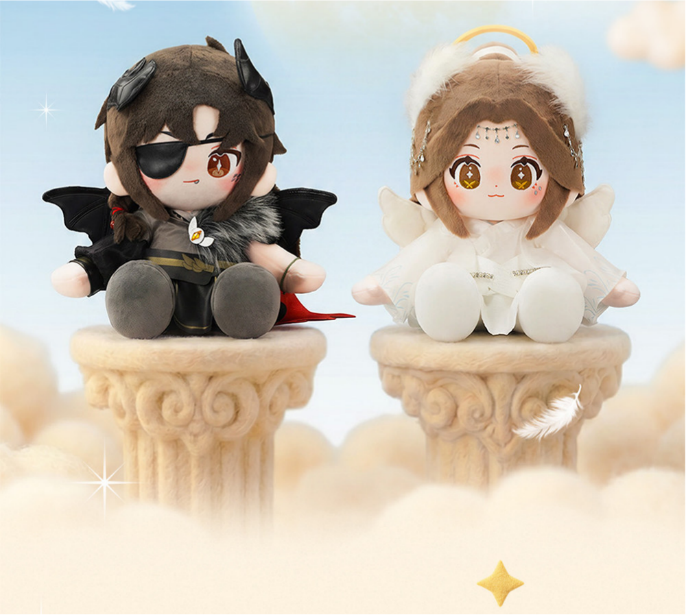 Heaven Officials Blessing Plush Sitting Doll, Angel and Demon Series