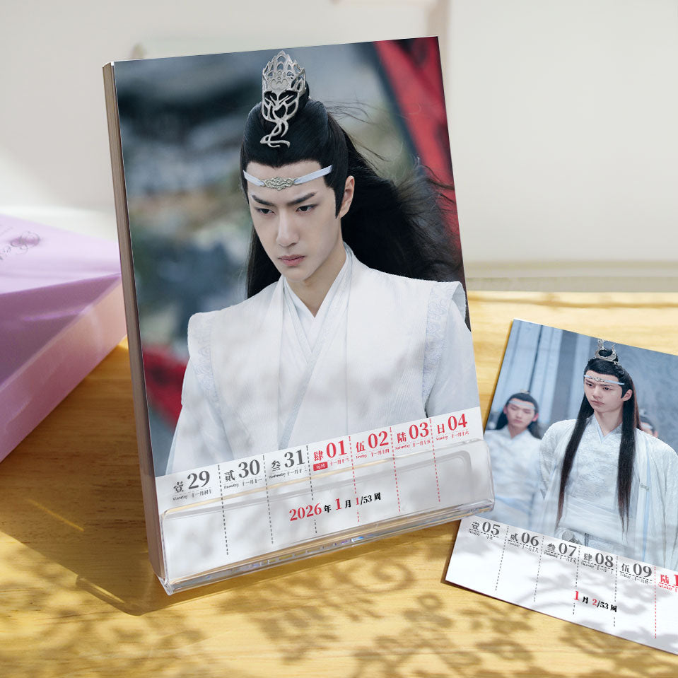 The Untamed 2026 Desk Calendar,Acrylic 53-page weekly calendar