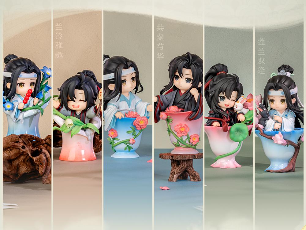 Mo Dao Zu Shi Desktop Decorations，Blind Box Figurines，Q Version Character Ornaments， Animation Peripheral Products
