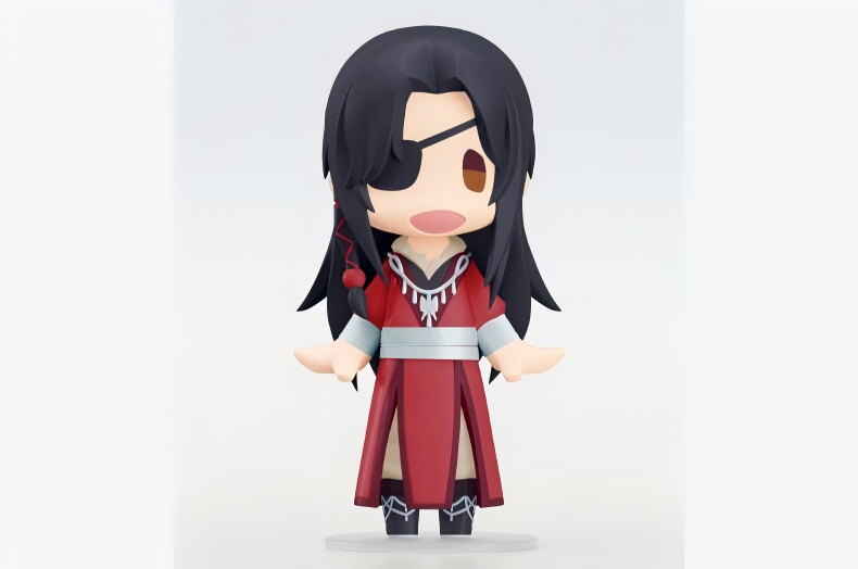 Heaven Officials Blessing Chibi-Style Desktop Figurines, Movable Head, Anime Collectible Decoration