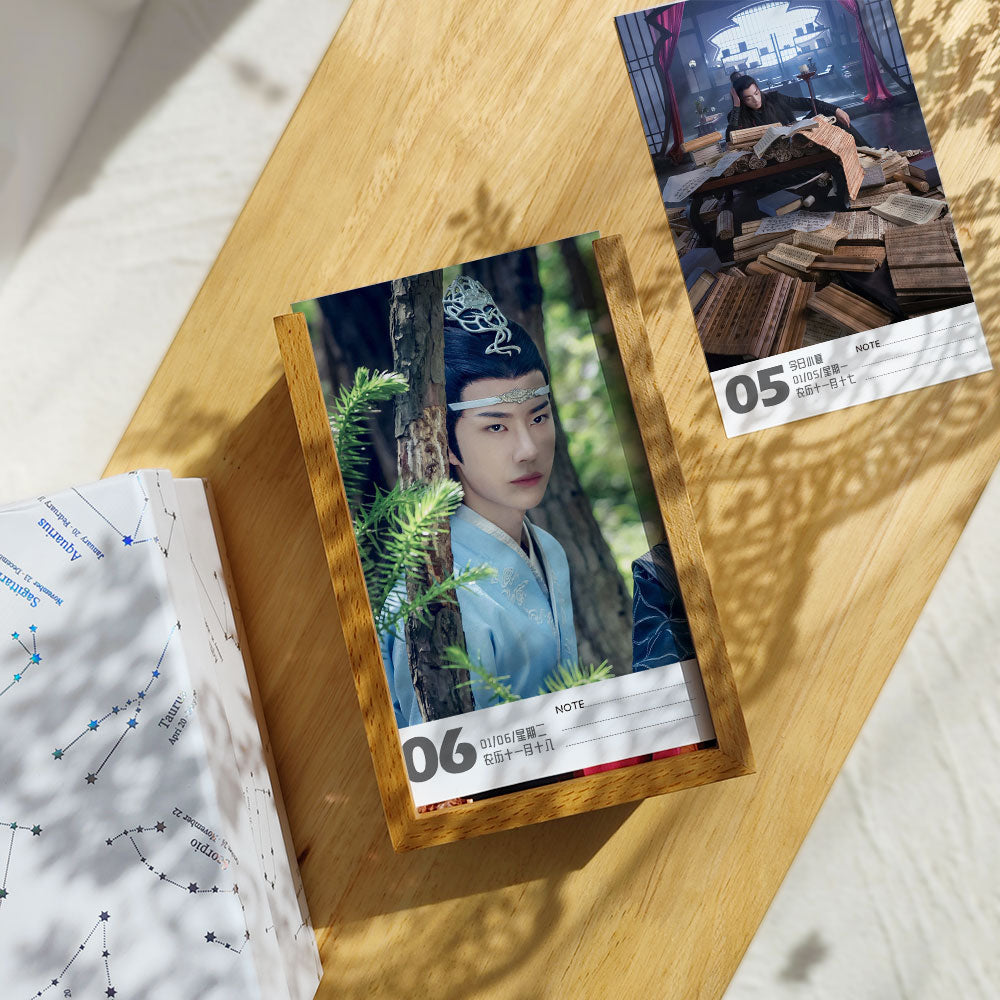 The Untamed 2026 Desk Calendar, Acrylic calendar，Solid Wood Calendar, 366 Pages