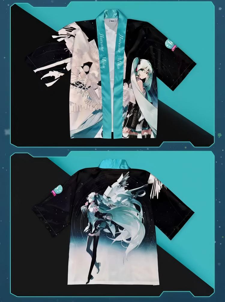 Hatsune Miku Happi coats, Gekishou Kyokan series, Happi coats for festivals, events, idol scenes, unisex, event support