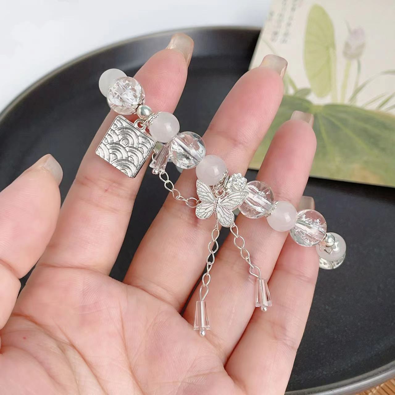 Heaven Officials Blessing Bracelet，“Bai Wu Jin Ji”Healing Bracelet For Women，Butterfly Style