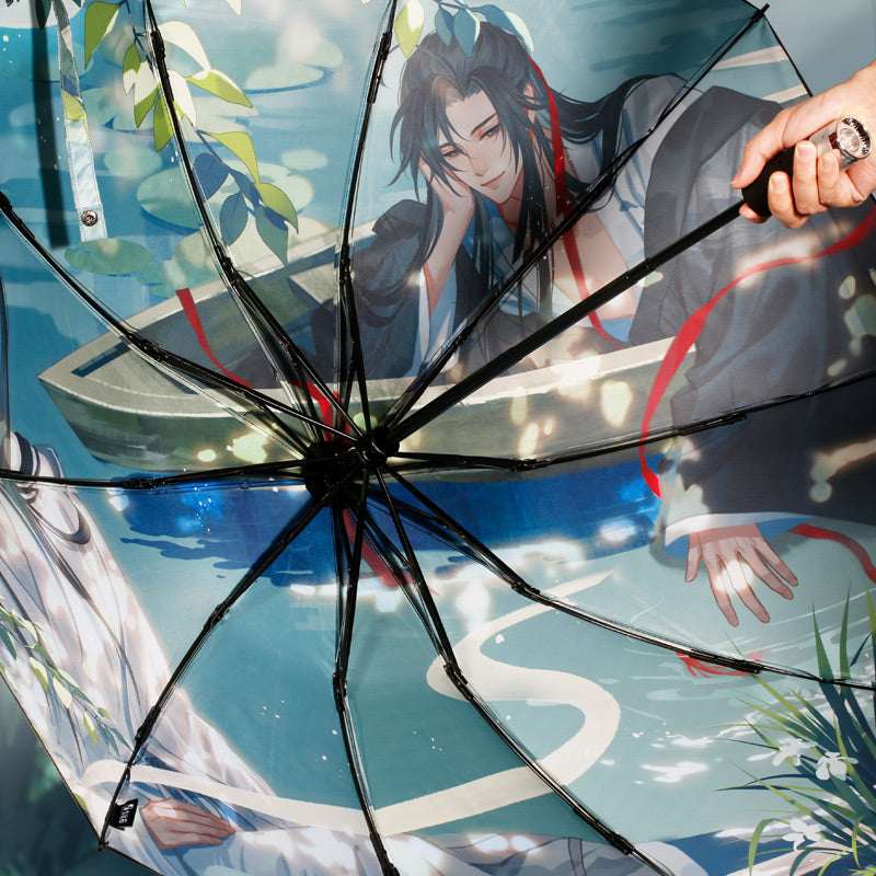 Mo Dao Zu Shi Windproof Folding Umbrella "He Tang Xiao Qi"Series Animation Peripheral Products
