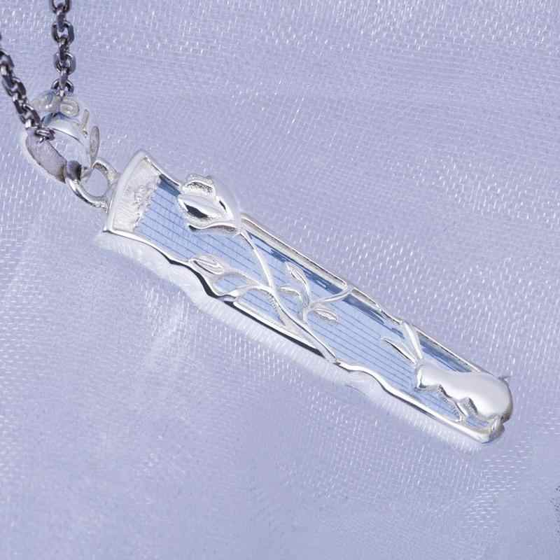 Mo Dao Zu Shi Pendants,S925 Sterling Silver Necklace,Wangji Guqin Shape