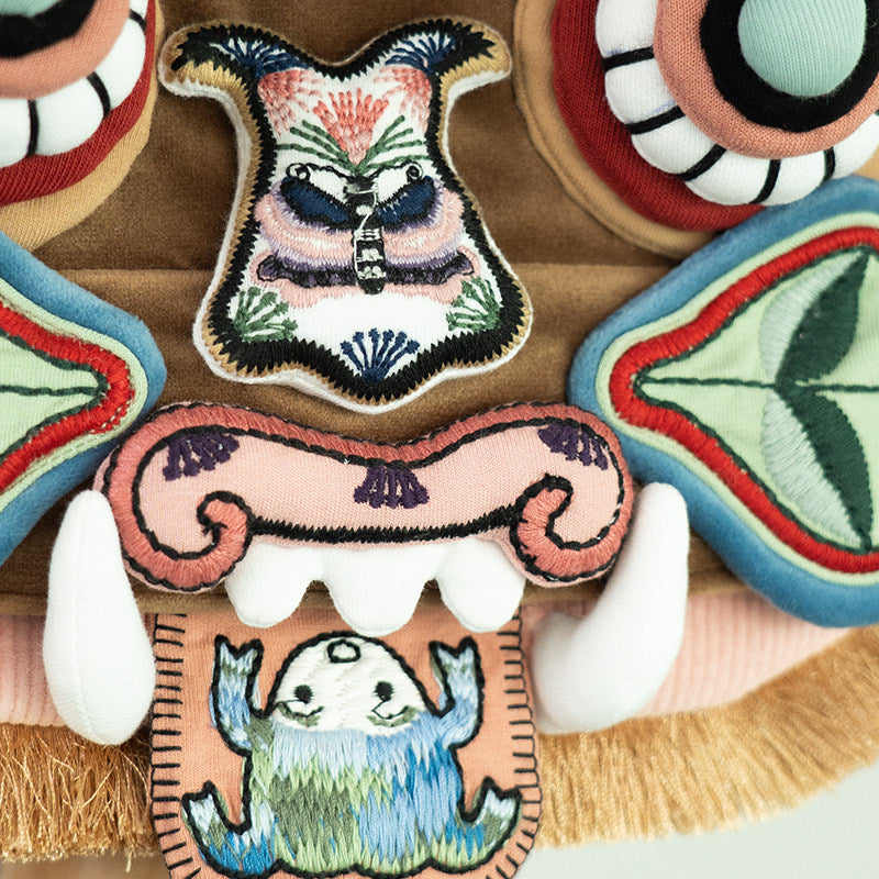 "Tiger-Head" Handcrafted Artisan Crossbody Bag - Traditional Heritage Edition（As Seen with X Æ A-Xii）