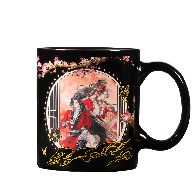 Heaven Officials Blessing Ceramic Cup, Color Changing Water Cup, Tian Guan Ci Fu “Tian Yun Ci Fu”Series