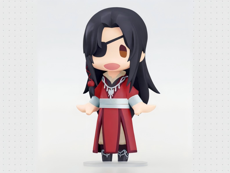 Heaven Officials Blessing Chibi-Style Desktop Figurines, Movable Head, Anime Collectible Decoration