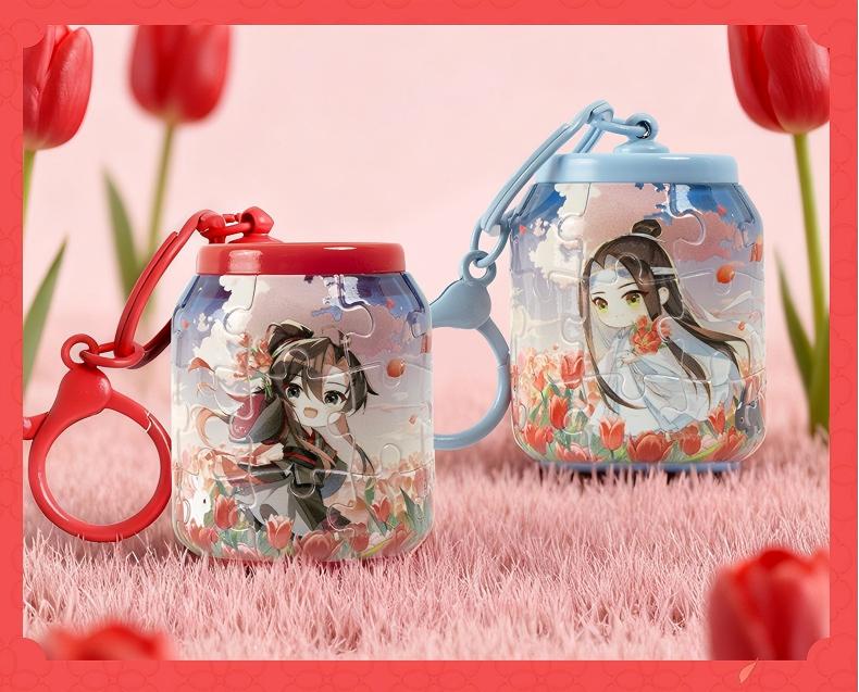 Mo Dao Zu Shi Acrylic Keychain, Backpack Pendant, 24-Piece 3D Puzzle