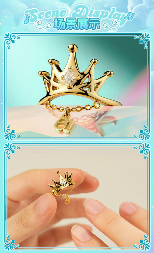 Hatsune Miku Ring, 925 Silver Ring, "Wei Lai Zhi Yu" Series
