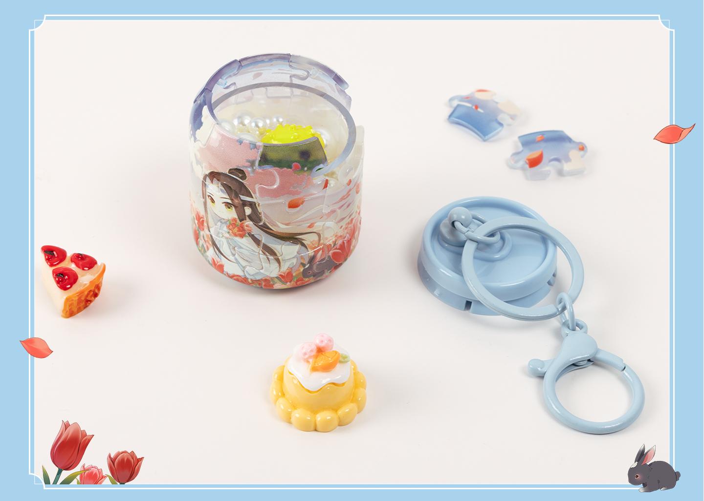 Mo Dao Zu Shi Acrylic Keychain, Backpack Pendant, 24-Piece 3D Puzzle