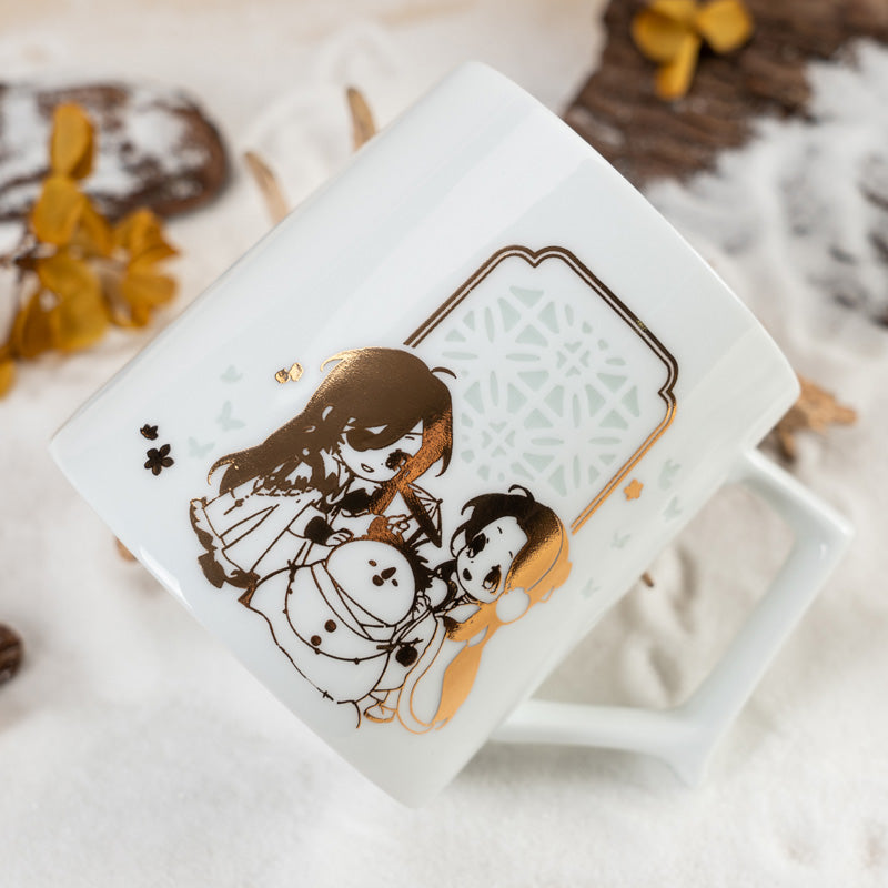 Heaven Officials Blessing Ceramic Water Cup，Hua Cheng&Xie Lian Mug"Deng Xue Hua Meng" Series