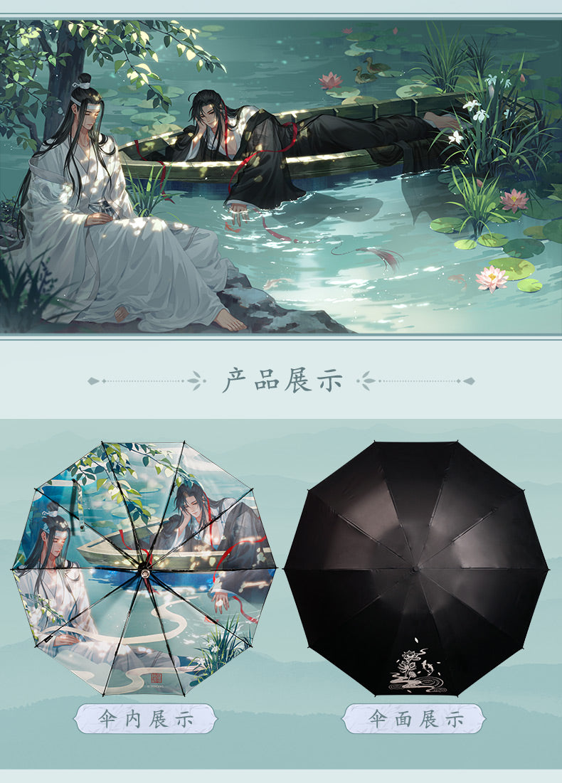 Mo Dao Zu Shi Windproof Folding Umbrella "He Tang Xiao Qi"Series Animation Peripheral Products