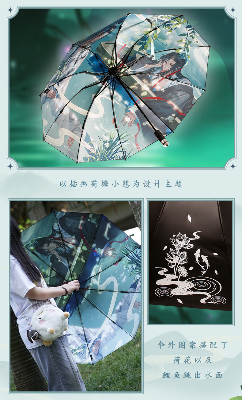 Mo Dao Zu Shi Windproof Folding Umbrella "He Tang Xiao Qi"Series Animation Peripheral Products