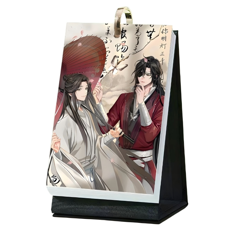 Heaven Officials Blessing Desk Calendar, 2026 Desktop Calendar, 25 Page Calendar，Hua Cheng&Xie Lian