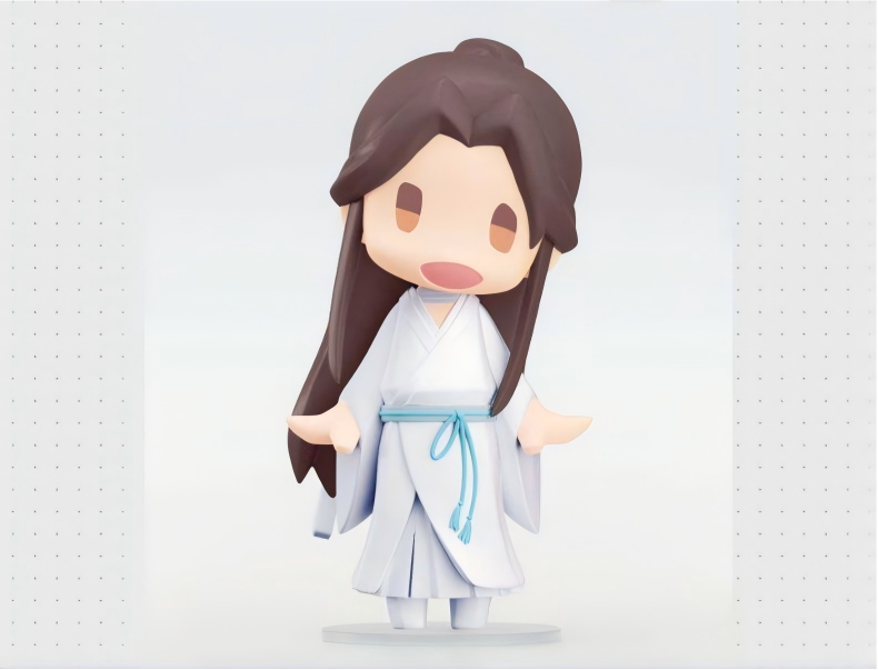 Heaven Officials Blessing Chibi-Style Desktop Figurines, Movable Head, Anime Collectible Decoration