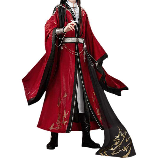 Heaven Officials Blessing Cosplay Costumes Hua Cheng（Gui Wang Hua  Cheng）Full set，Comic Board