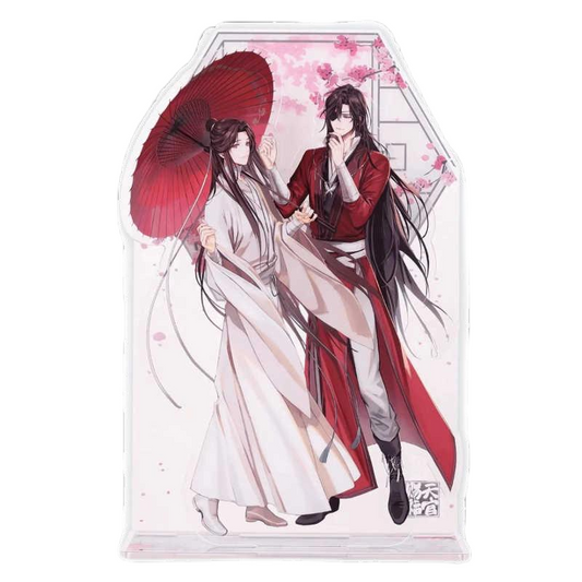 Heaven Officials Blessing Figure Standing Ornaments，Tian Guan Ci Fu Acrylic Desktop Decoration Animation Peripheral Products (Fan Hua Qing Xin)