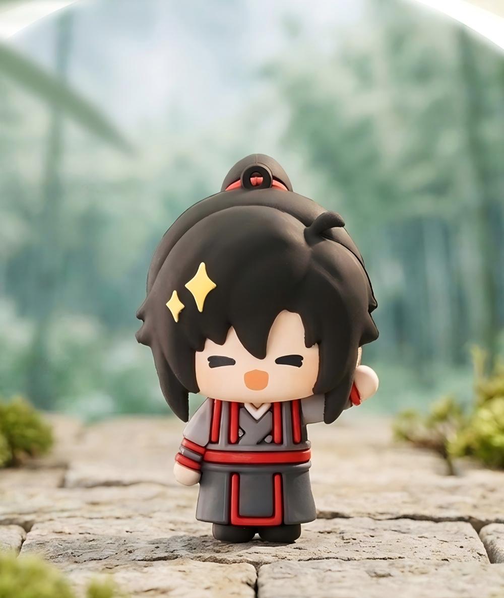 Mo Dao Zu Shi Keychain Backpack Charm | PVC Material, Approx. 6cm Tall, 4 Character Styles, Lobster Clasp Ring, Chibi Figure Design