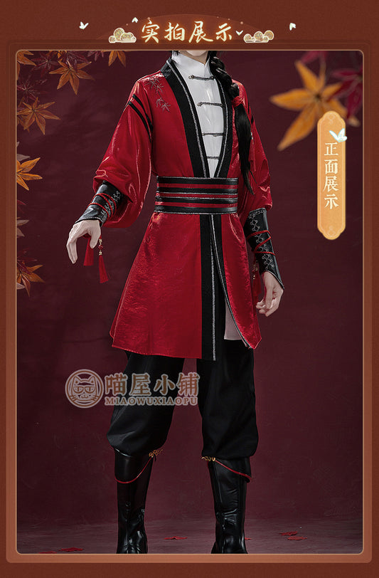 Heaven Officials Blessing Cosplay Costumes Hua Cheng（San Lang）Full set,Comic Board