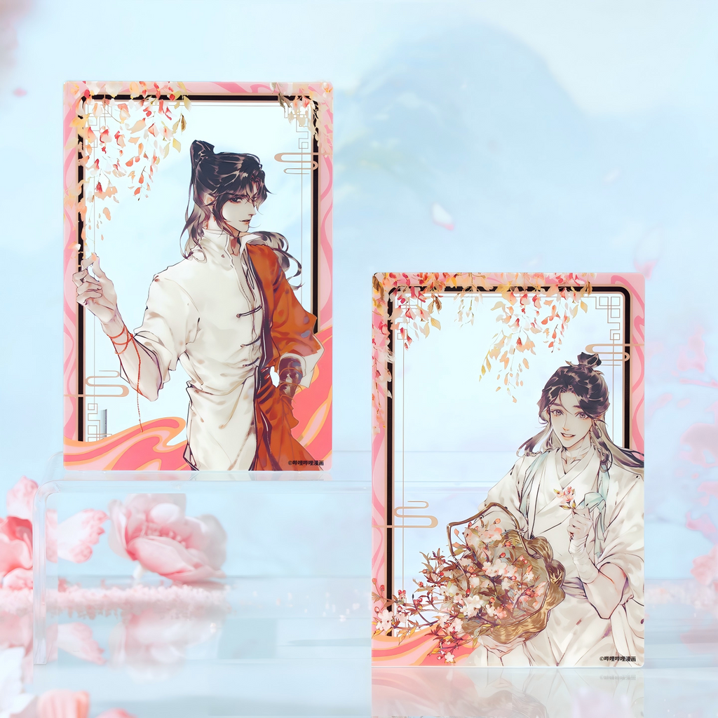 Heaven Officials Blessing Acrylic Transparent Collectible Cards, Blind Box, 13 * 9CM, 12 Pieces per Pack