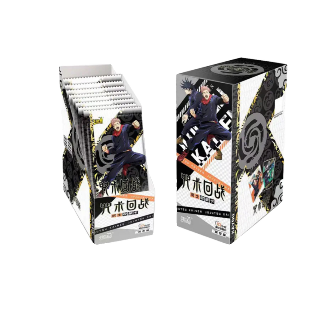 Jujutsu Kaisen Collectible Card,  Blind Box Cards，1 Box/18 Pack (90 Cards)