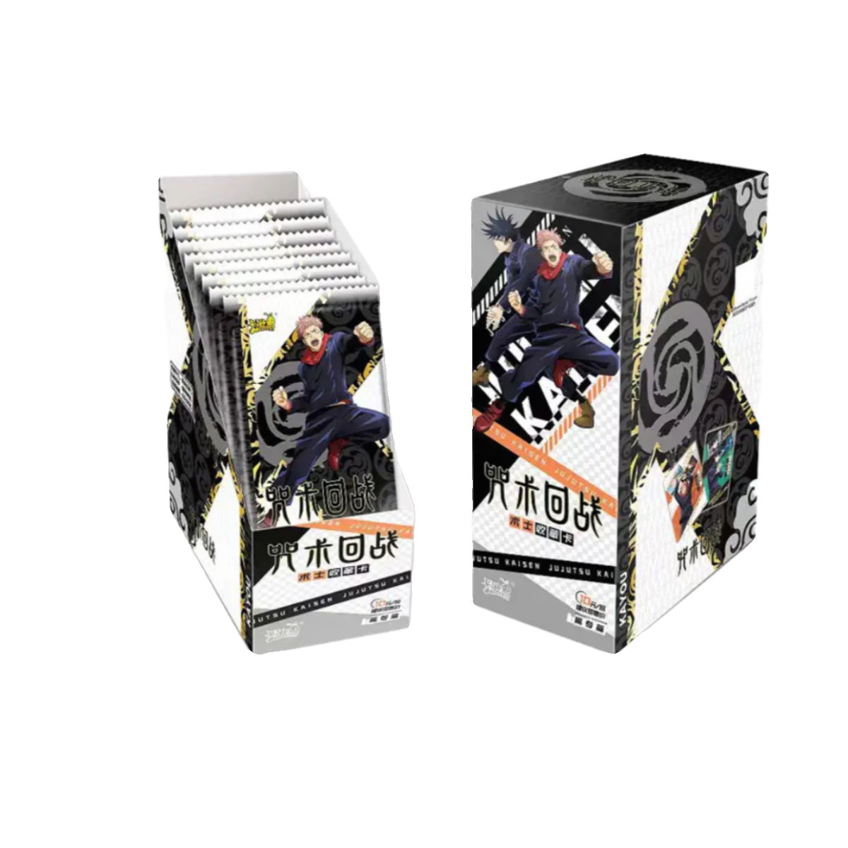 Jujutsu Kaisen Collectible Card,  Blind Box Cards，1 Box/18 Pack (90 Cards)