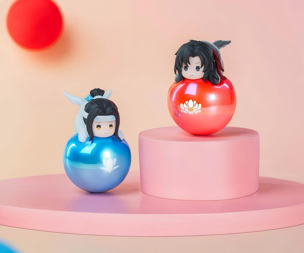 Mo Dao Zu Shi Roly-Poly Desktop Ornaments, Q-Version Character Figurines, PVC Material, 5CM Height, Blind Box Collection Series