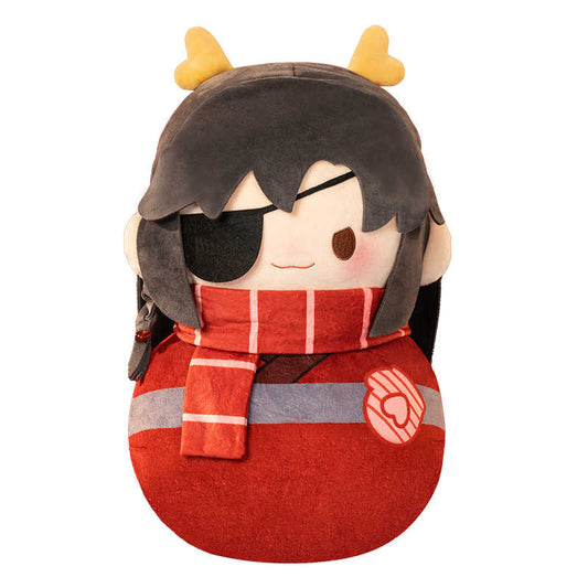 Heaven Officials Blessing Throw Pillow，Cushions，Tian Guan Ci Fu Plush Pillow“Long He Xin Xi”Series