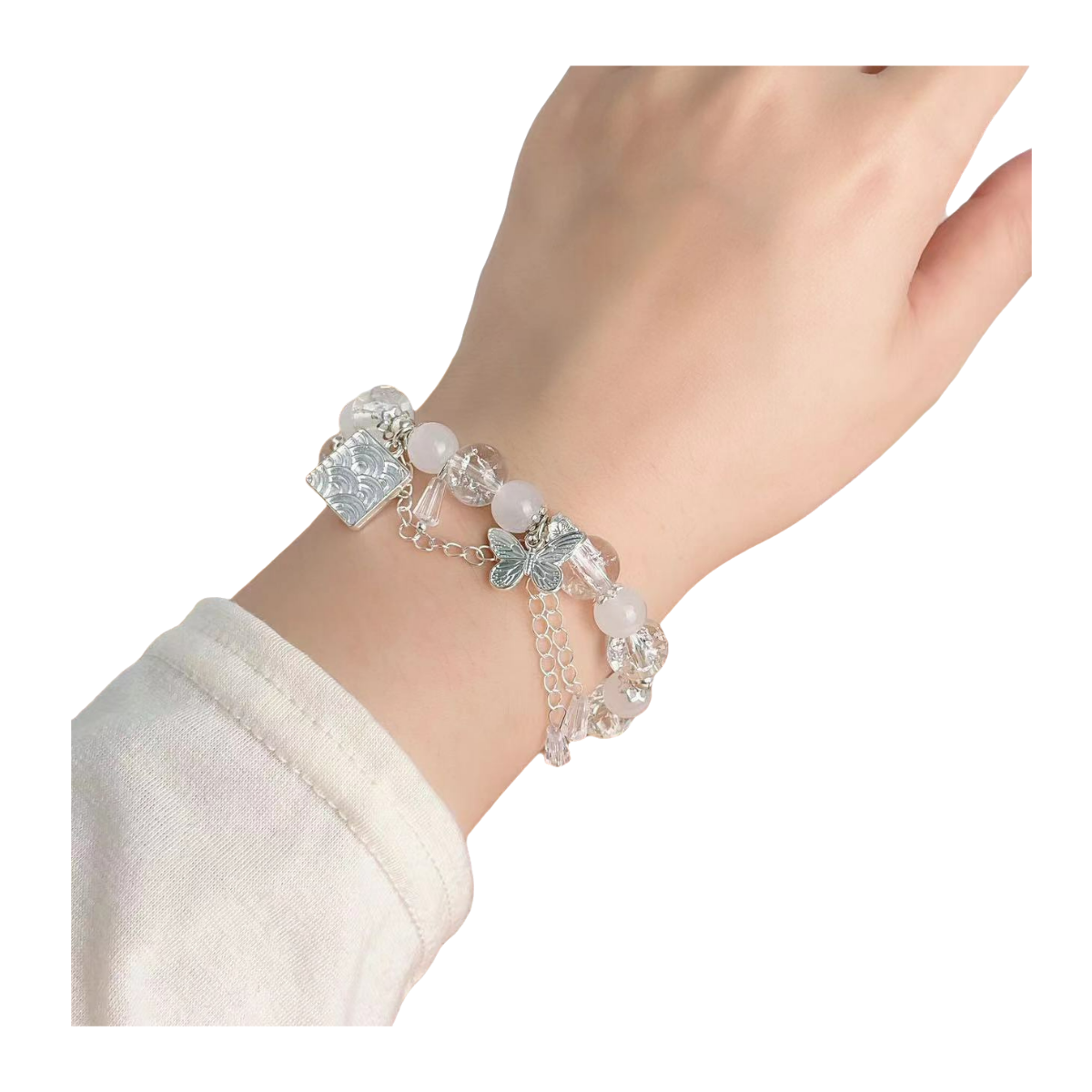 Heaven Officials Blessing Bracelet，“Bai Wu Jin Ji”Healing Bracelet For Women，Butterfly Style