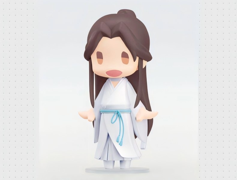 Heaven Officials Blessing Chibi-Style Desktop Figurines, Movable Head, Anime Collectible Decoration