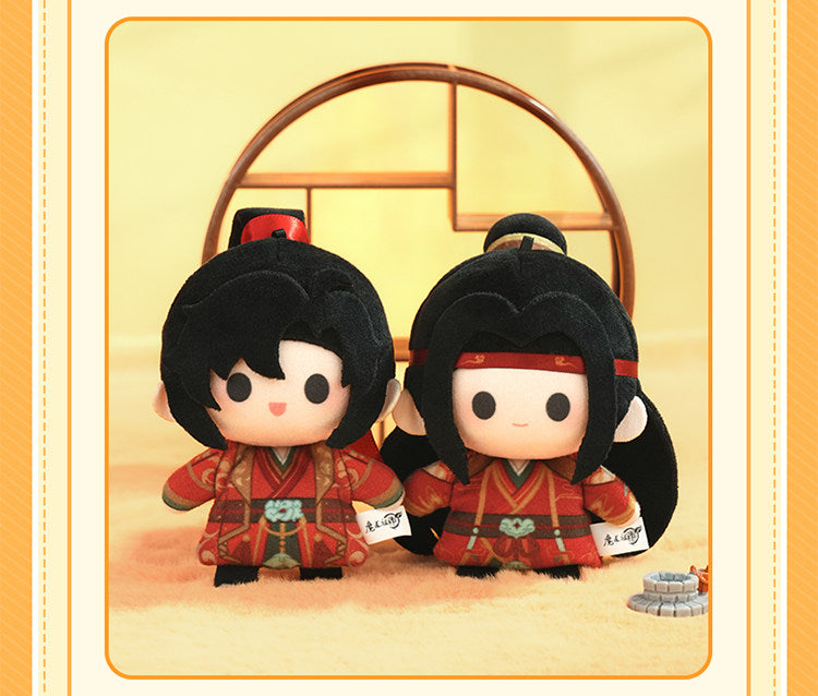 Mo Dao Zu Shi Blind Box Keychain Pendant Backpack Charm，5 Designs in Series, 2 Hidden Designs, Approx. 10 cm Tall, Random Assortment, Anime Characters