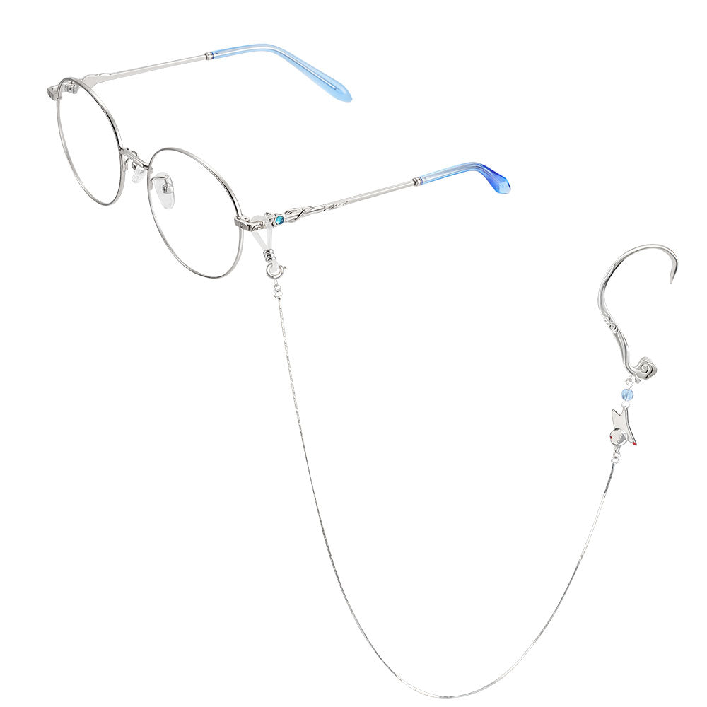 Mo Dao Zu Shi Wei Wuxian&Lan Wangji Style Glasses, Cosplay Props, Blue Light Blocking Glasses(Lan Wangji)