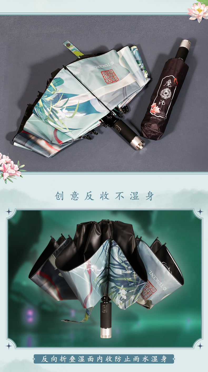 Mo Dao Zu Shi Windproof Folding Umbrella "He Tang Xiao Qi"Series Animation Peripheral Products