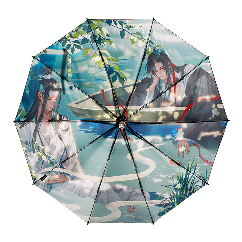 Mo Dao Zu Shi Windproof Folding Umbrella "He Tang Xiao Qi"Series Animation Peripheral Products