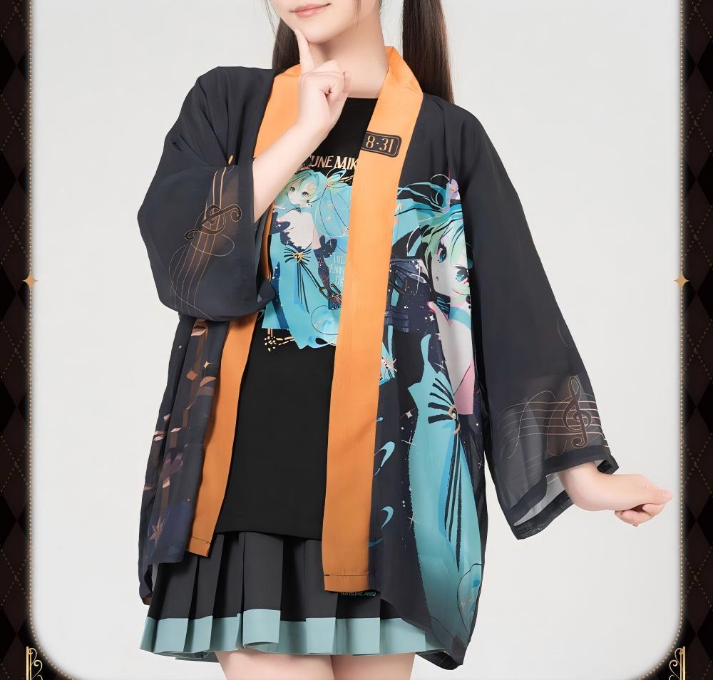 Hatsune Miku Happi coats, Gekishou Kyokan series, Happi coats for festivals, events, idol scenes, unisex, event support