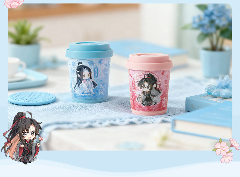 Mo Dao Zu Shi 3D Jigsaw Puzzle Desktop Ornaments, Coffee Cup Shaped, 24 Pieces, Plastic, 5cm Height, Blind Box(1 box (random))