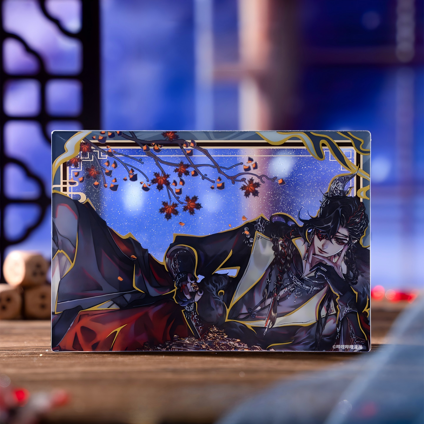 Heaven Officials Blessing Acrylic Transparent Collectible Cards, Blind Box, 13 * 9CM, 12 Pieces per Pack