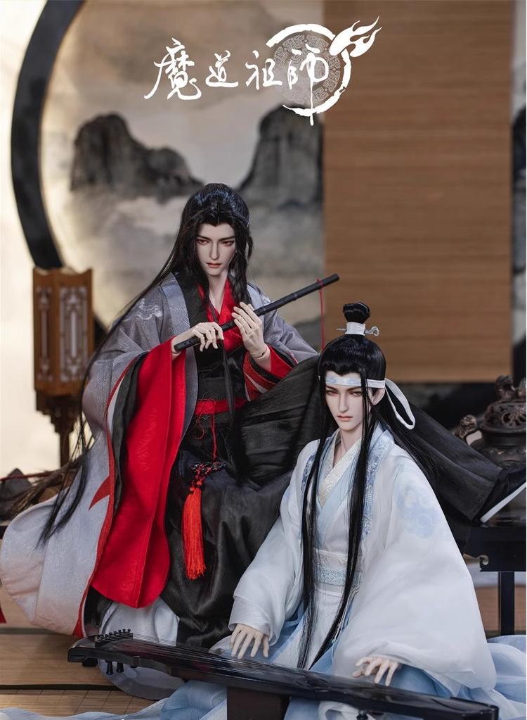 Mo Dao Zu Shi Ringdoll Bjd Doll, Complete Set Of Male Figures, Wei Wuxian&Lan Wangji