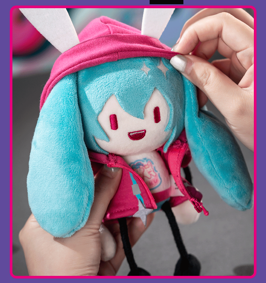 Hatsune Miku Plush pendant, keychain, backpack accessory“Dian Bo Ru Qin”Series