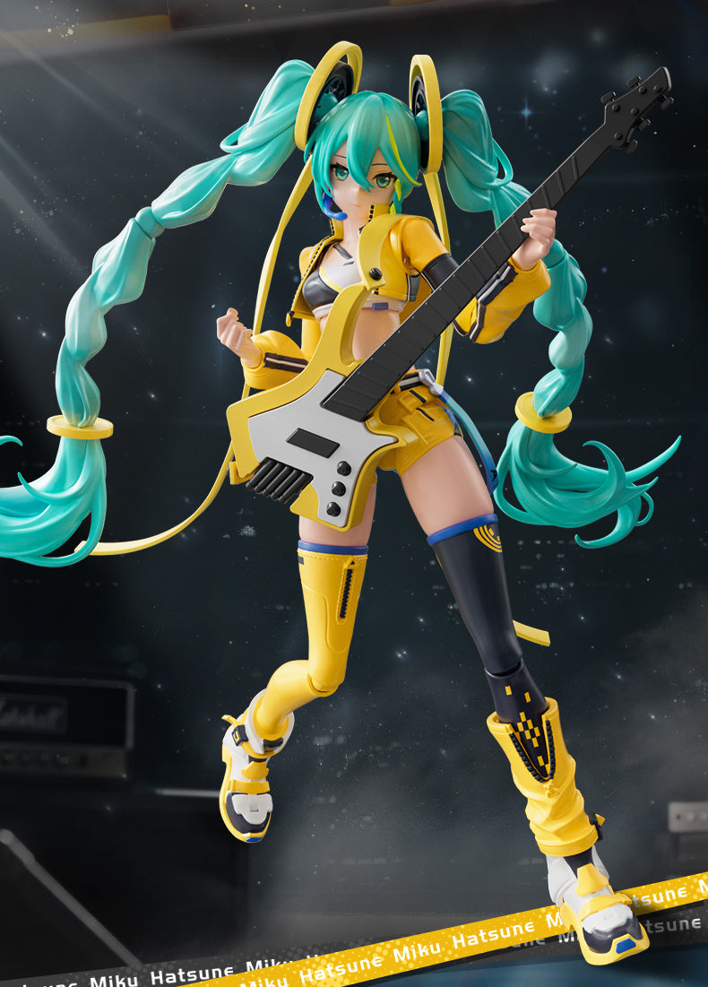 Hatsune Miku Building Block Dolls, Building Toys, PVC Doll Ornaments, Desktop Decorations