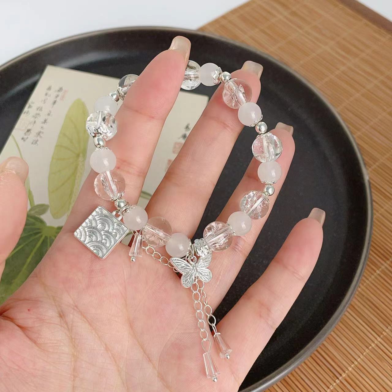 Heaven Officials Blessing Bracelet，“Bai Wu Jin Ji”Healing Bracelet For Women，Butterfly Style